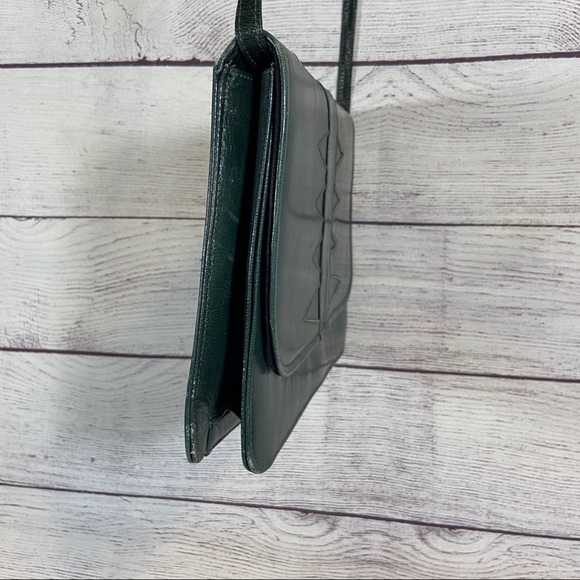 Vintage green shoulder bag/clutch - Picture 3 of 7